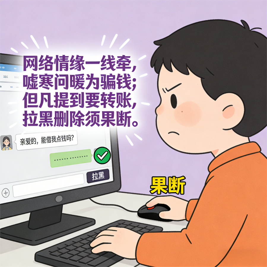 反诈警示图片